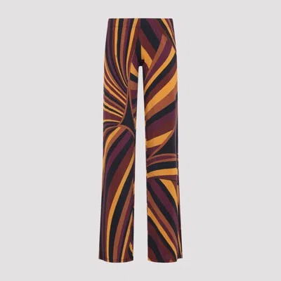 Pucci Printed Wide-leg Pants In Multi