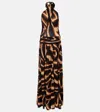 Pucci Printed Wool-blend Cocktail Dress In Multi