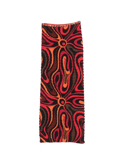 Pucci Puckered-texture Maxi Skirt In Multi