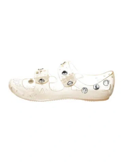 Pre-owned Pucci Pvc Sandals In Neutral