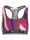 Pucci Racerback Polyamide Fashion Top In Multi