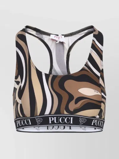 PUCCI RACERBACK STYLE COMFORTABLE BRA TOP