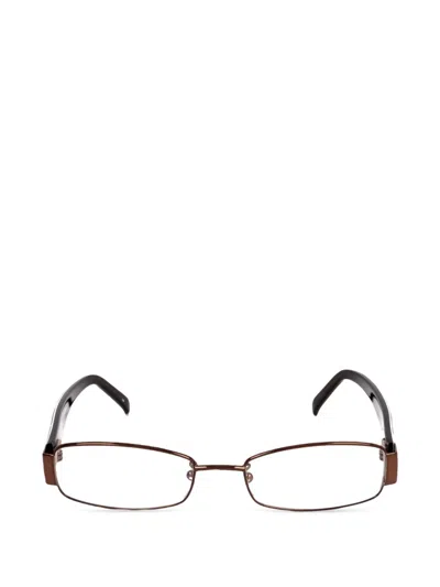Pucci Rectangle-frame Glasses In Brown