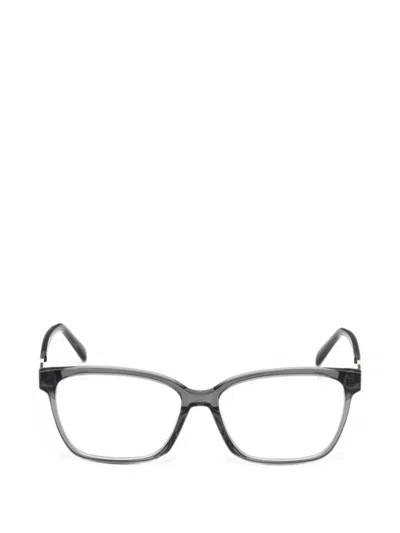 Pucci Rectangle-frame Glasses In Grey
