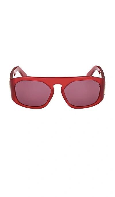 Pucci Rectangular Sunglasses In Red
