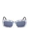 Pucci Rectangular Sunglasses In Blue