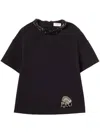 Pucci Embellished T-shirt In Black