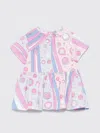 Pucci Babies' Abito In Cotone Con Stampa Fontane