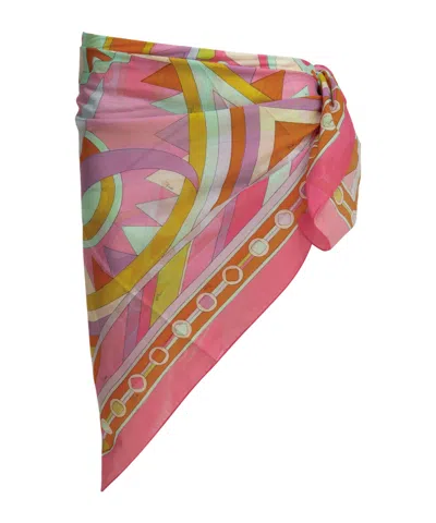 Pucci Sarong Skirt In Pink