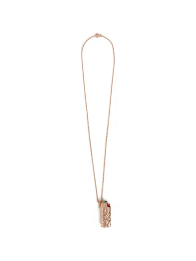 Pucci Lighter Holder Necklace In Pink