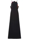 Pucci Scallop-trim Maxi Dress In Black