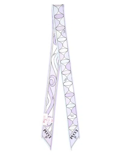 Pucci Scarf With Mix Of Prints In Multi