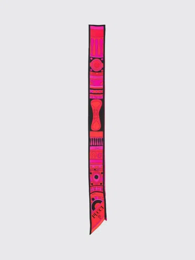 Pucci Scarf Woman In Orange