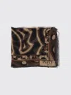 Pucci Emilio  Printed Silk Scarf In Brown