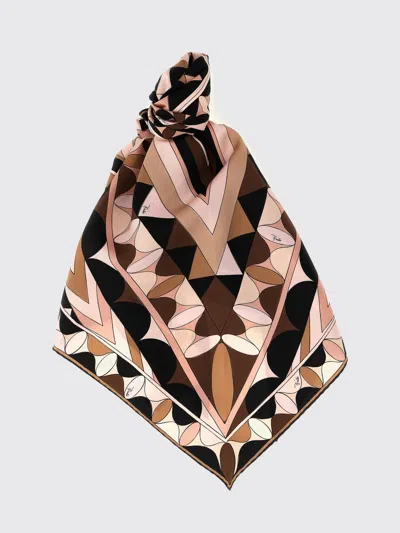Pucci Scarf Woman  In Orange
