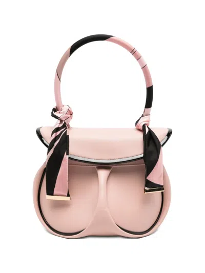 Pucci Scarf-detail Tote Bag In Pink