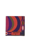 Pucci Printed Silk Scarf In Red
