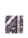 Pucci Silk Triangle Scarf In Black