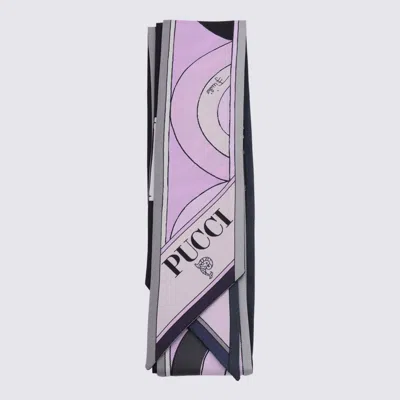 Pucci Sciarpe Nero In Purple