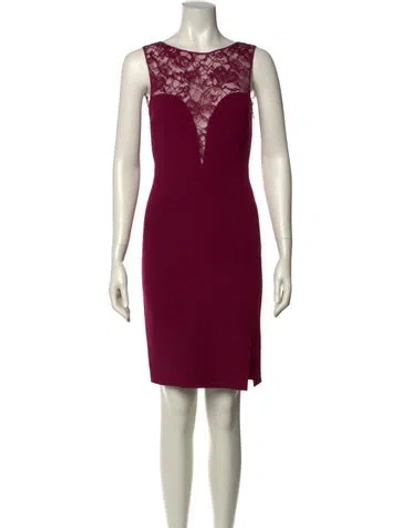 Pre-owned Pucci Scoop Neck Mini Dress In Purple