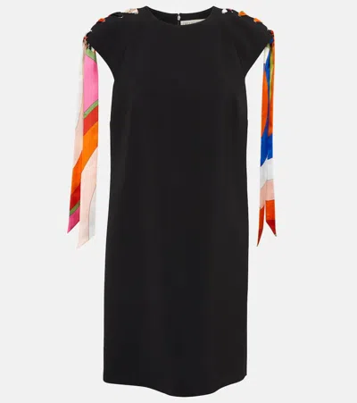 Pucci Verziertes Minikleid In Nero