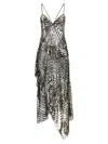 Pucci Semi-transparent Long Dress In Multi