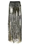 Pucci Semi-transparent Maxi Skirt Skirts Black In Black