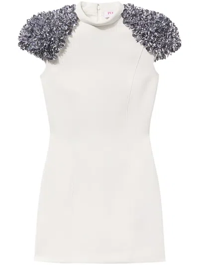 Pucci Minikleid Mit Pailletten In Weiss
