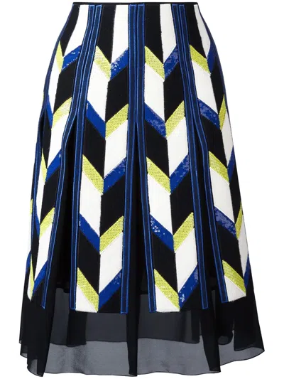 Pucci Sequin Embellished Skirt In Black