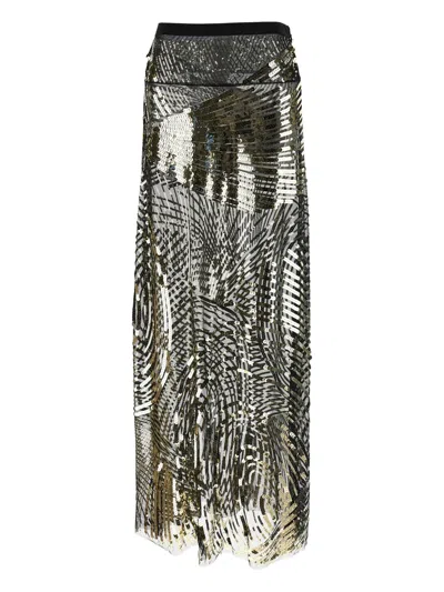 PUCCI SEQUIN-EMBELLISHMENT MAXI SKIRT