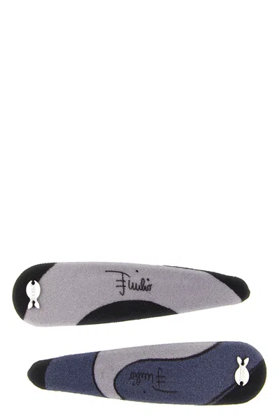 PUCCI SET OF 2 'MARMO' HAIR PINS