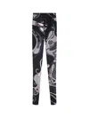 Pucci Sheer Tights With Abstract Print In Black