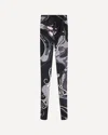 Pucci Sheer Tights With Abstract Print In Multi