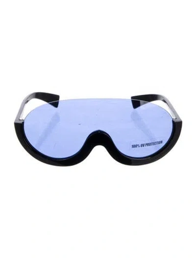 Pre-owned Pucci Shield Tinted Sunglasses In Black