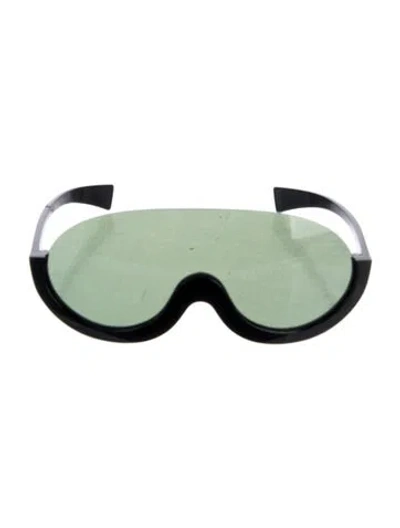 Pre-owned Pucci Shield Tinted Sunglasses In Black