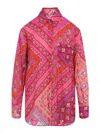 Pucci Geometric And Floral Pattern Shirt In Multi