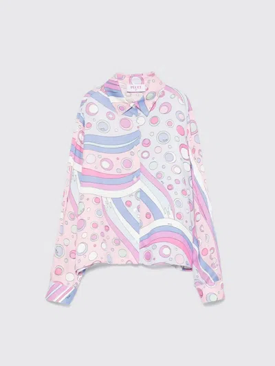 Pucci Kids' Camicia  Bambino Colore Rosa In Multi