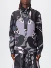 Pucci Orchid Print Shirt In Black