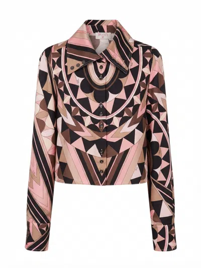 Pucci Shirt In Sand