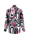 Pucci Marmo Print Shirt In Multi