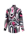Pucci Marmo Print Shirt In Multi