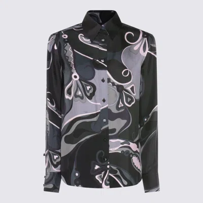 Pucci Shirts Blacks And Greys
