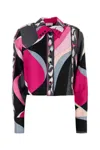 Pucci Printed Silk Shirt In Printed