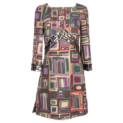 Pre-owned Pucci Short New Wool Dress In Gray