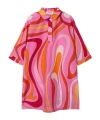Pucci Short Sleeve Dress In Pink