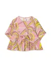PUCCI SHORT-SLEEVED BLOUSE