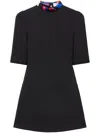Pucci Short-sleeved Minidress In Black