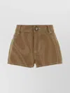 Pucci Shorts With Pockets And Belt Loops In Brown