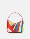 Pucci Nylon Shoulder Bag In Orange