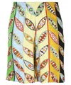 Pucci Leaf-print Elastic-waistband Shorts In Multi